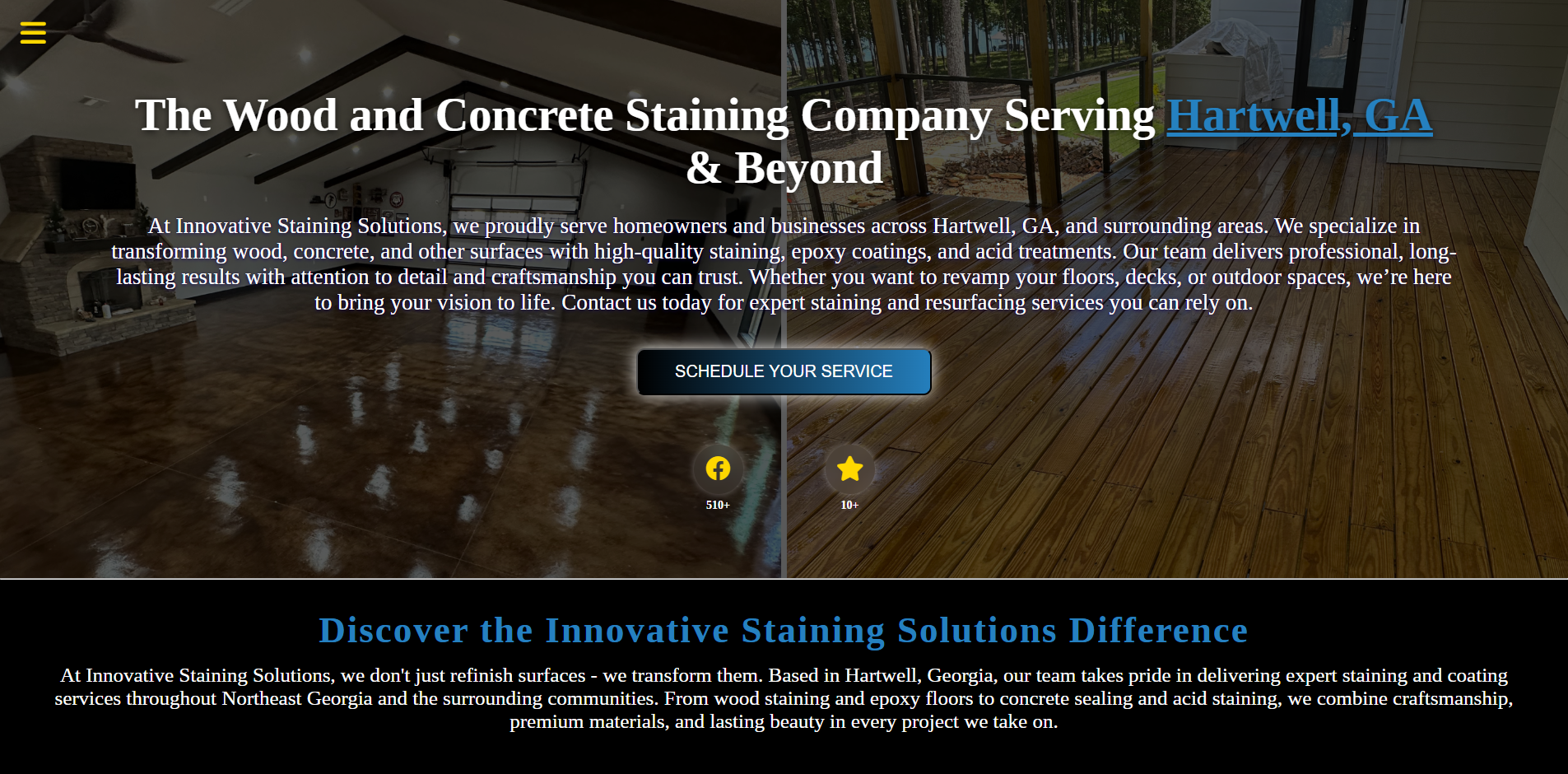 Innovative Staining Solution Homepage